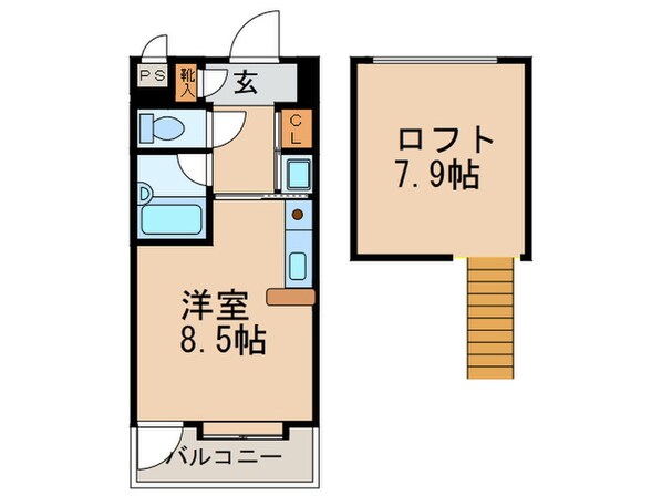 サンことひらＡ棟の物件間取画像